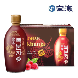 韩国原装进口 宝海覆盆子果酒375ml女士果味酒配制酒瓶装