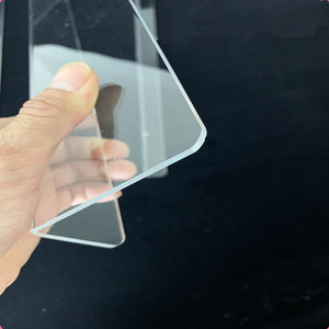 2.8mm厚亚克力防小孩触碰挡板桌面档板有机玻璃L型超市货架前隔板