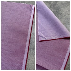紫红色春夏款英国纯棉窄幅亲肤面料设计师衬衫裙子透气柔软布料