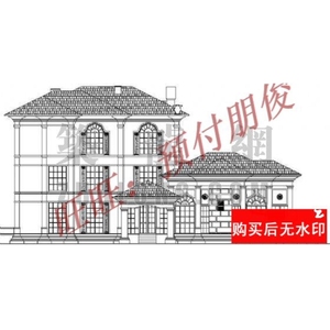 上海某大型别墅建筑施工cad图纸建筑设计施工cad图