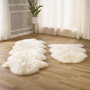 澳洲纯羊毛沙发垫飘窗垫床前客厅卧室地垫地毯椅垫坐垫毯皮型定做