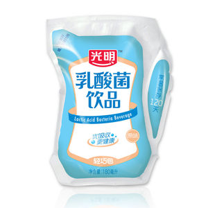 【11月份新货】光明轻巧包原味乳酸菌饮品早餐奶常温奶180ml*12包