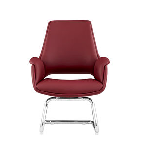 GRANDMEY广美现代电脑椅会议固定椅弓形椅590*655*965mm/把酒红—