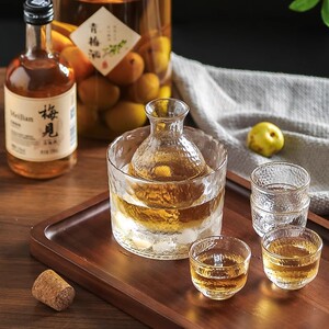 日本MUJF清酒酒具酒杯套装黄酒温酒器温酒壶家用烫酒壶热酒壶暖酒