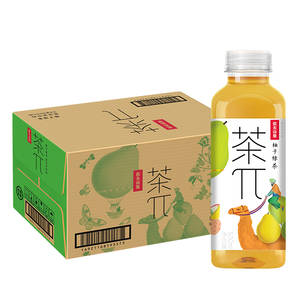 农夫山泉茶派 茶π 柚子绿茶500ml*15瓶整箱 新包装果味饮料