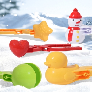 儿童雪球夹玩具雪球夹子小鸭子夹玩雪神器工具模具装备雪人冬天