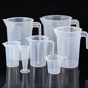 塑料量杯带刻度烘焙透明量筒批发量桶大容量量勺烘焙工具锥形