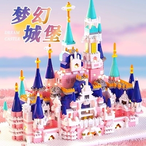 迪士尼公主城堡积木女孩拼装小女生系列益智玩具儿童礼物兼容乐高