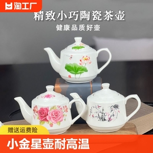晟陶瓷小茶壶耐高温用泡茶壶办公室小容量过滤茶水壶包邮大容量