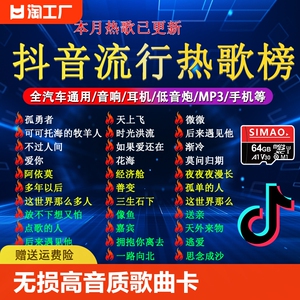 汽车载sd卡32g内存卡歌曲卡mp3手机小音箱存储tf抖音无损歌曲音乐