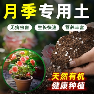 月季土专用土蔷薇花土月季花专用营养土壤专用肥泥土种植土疏松