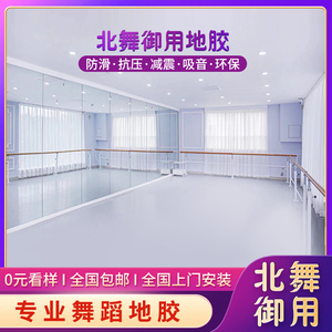商专业舞蹈房专用地胶教室幼儿园pvc塑胶地板室内运动健身房地垫