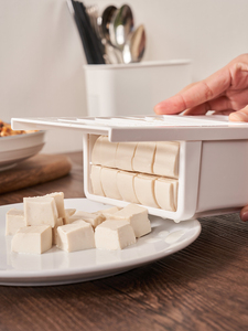 日式多功能豆腐切块器网格刀模具分割器龟苓膏切块器切豆腐模具