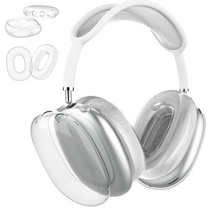 适用airpods max保护套TPU软壳苹果头戴式无线蓝牙耳机壳透明￼￼头罩套airpodsmax硅胶横梁套