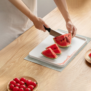 日本进口asvel切菜板家用抗菌案板厨房专用双面塑料粘板水果砧板