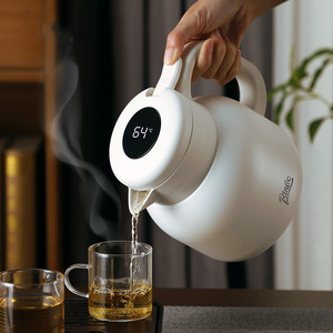 日本316不锈钢保温壶办公室焖茶壶大容量泡茶茶水分离家用热水壶