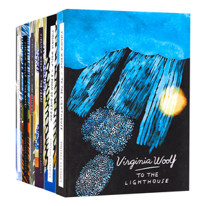 Vintage 伍尔夫系列小说合集6册 弗吉尼亚伍尔夫 到灯塔去 海浪 Vintage Classics Woolf 英文原版经典文学小说 青少年课外阅读
