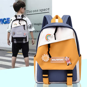 2024新款韩版时尚书包男孩小学生一二年级休闲潮流轻便儿童双肩包