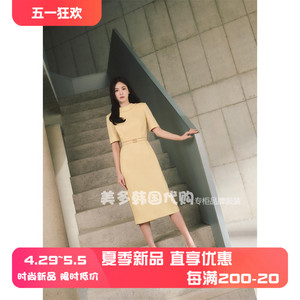 【美多】韩国专柜代购MICHAA正品女装2024夏连衣裙MIO4-WOP-190