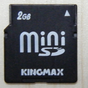 胜创KINGMAX MINI SD 2G 迷你SD卡 2GB MiniSD卡2G N73N93内存卡