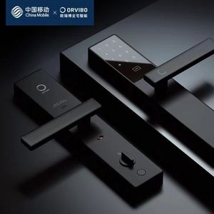 欧瑞博智能门锁C1中国移动智能电子锁家用半自动指纹锁防盗密码锁