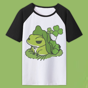 旅行青蛙t恤 男女长袖短袖二次元周边动漫衣服 佛系养蛙寻蛙游戏