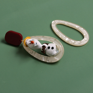 雨滴树脂框自己动手diy饰品手工耳环diy材料高端做耳环的配件素材