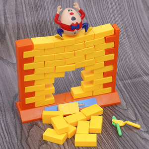 小乖蛋快乐的小捣蛋推墙玩具儿童桌游拆墙游戏益智力亲子互动双人