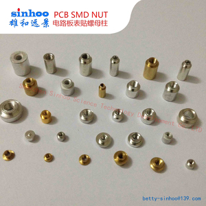 SMTSO-M2.5-3ET 铜卷料 SMT贴片螺母 PCB表贴螺母柱 电路板支撑柱