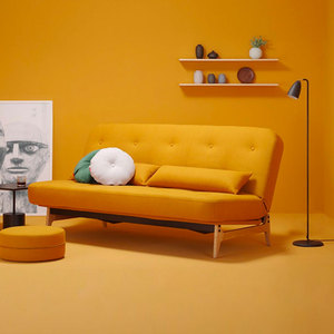 丹麦依诺维绅北欧沙发床 斯卡小户型客厅三人两用布艺功能沙发