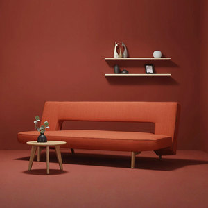 丹麦依诺维绅沙发床普木小户型北欧两用可折叠三人功能布艺沙发