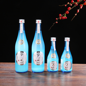 日本进口雁木纯米气泡生原清酒720ML/300ML米曲酿造日本洋酒米酒