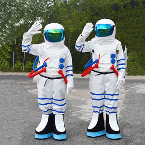 白色宇航员人偶服装太空服航天服舞台道具宇航服卡通演出服装出租