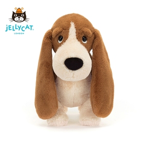 英国Jellycat2024新品兰德尔巴吉度猎犬毛绒玩具安抚玩偶娃娃公仔