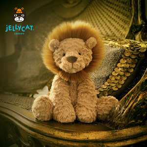 英国Jellycat波浪毛狮子毛绒玩具款玩偶娃娃宝宝安抚公仔