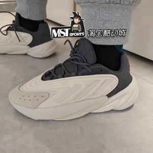 Adidas三叶草OZELIA黑白复古拼接椰子男女系带运动休闲跑鞋GY2502