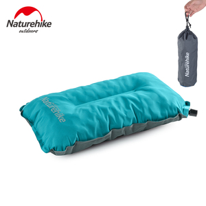 户外自动充气枕头便携旅行旅游野营露营户外枕头午休睡枕护腰靠枕