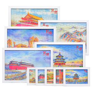 北京故宫长城文创礼品拼图创意手绘试管拼图旅游纪念品摆件小礼物