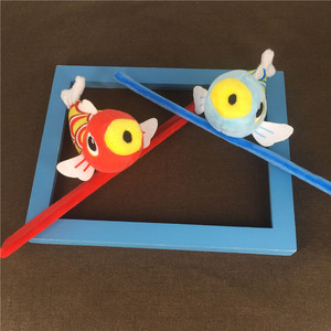 创意DIY小鲤鱼毛绒娃娃儿童成人啪啪圈幼儿园表演节目装饰品手环