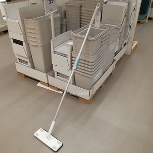 IKEA宜家正品佩普里格平板拖把伸缩杆家用地拖懒人拖地木地板拖布