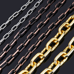 金色链条铁链子吊灯链金属链条铜链条不锈钢铁链条锁大号铜链
