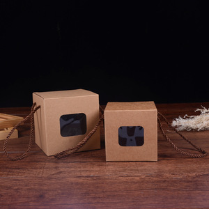 现货创意礼品牛皮纸盒 茶叶包装纸盒 普洱茶包装盒 可加印logo