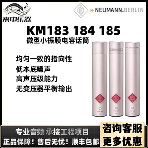 Neumann纽曼KM184 KM183 KM185对装立体声小振膜乐器合唱话筒
