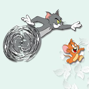 卡通动漫汤姆猫杰瑞老鼠tom潮流衣服贴画热转印烫画贴图案DIY贴画
