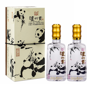 泸州传奇 泸州贡 保护大熊猫爱心纪念版 52度浓香型白酒 500ml*2