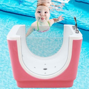 儿童婴儿游泳池桶商用宝宝浴缸定做洗澡浴池亚克力母婴店馆用设备
