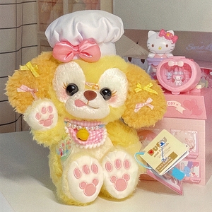 日本代购可琦安饼饼厨师曲奇小狗毛绒玩具公仔娃娃抱枕睡觉送女友
