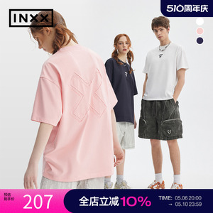 【INXX】APYD 时尚潮牌夏新品宽松短袖T恤男女同款APE2010686