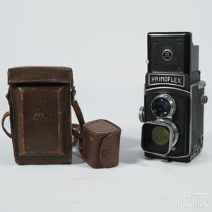欧洲古董日本老式PRIMOFLEX机械120双眼双反胶卷相机怀旧摆件老物