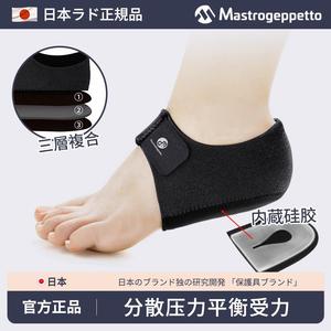 日本足跟垫骨刺脚后跟疼痛专用医用硅胶内增高鞋垫跟腱炎保护套软